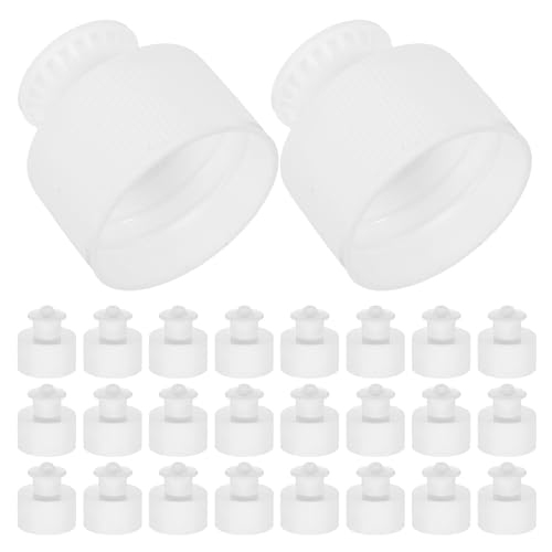 Gogogmee 100 Piezas De Material De Embalaje Cosmético Tapas De Plástico Para Botellas Tapas De Repuesto Para Botellas De Plástico Para De Detergente De Repuesto