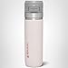 Stanley Quick Flip GO Water Bottle 24 oz | Push Button Lid | Leakproof and Packable for Travel and Sports | Insulated Stainless Steel | BPA-Free | Rose Quartz