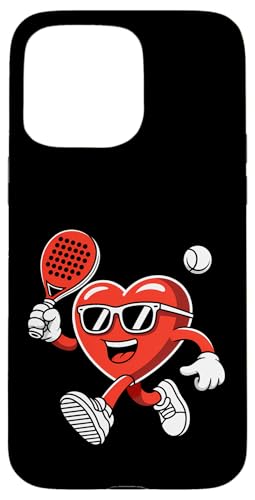 Love Padel �L���[�g �o�����^�C�� �n�[�g �X�}�z�P�[�X iPhone 15 Pro Max �p