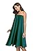 Afibi Womens Chiffon Retro Long Maxi Skirt Beach Ankle Length Skirt (Medium, Jasper)