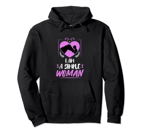 Cute Horse Owner Horse Lover Girl Horseback Riding Women Sudadera con Capucha
