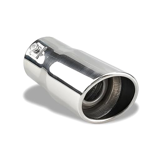 Embout pot d'échappement universel de 63.5mm en angle pour une finition esthétique supérieure
