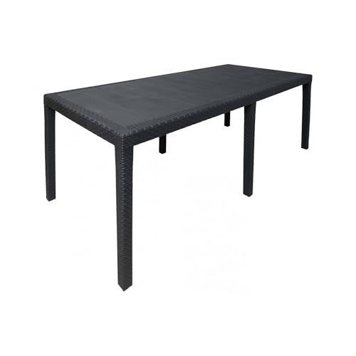 Table d'extérieur extensible Dmora pour vos repas de jardin - 8