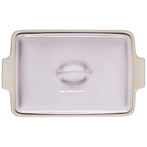 Image of Le Creuset Stoneware Covered Rectangular Casserole, 12 inch x 9 inch, Shallot