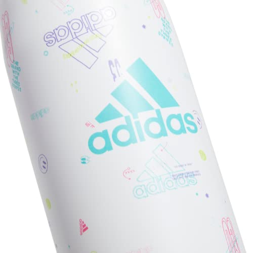 Image of adidas Straw Lid Metal Water Bottle 600 mL | Double-Wall Insulated, Leak-Resistant Lid, Stays Cold 24 Hours, Easy-Use Straw Top, Swap-Friendly Lid, Workouts & Daily Use