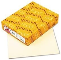 Neenah Paper 05221 CLASSIC - Papel de escritura de lino, 24 libras, 8 12 x 11, marfil baronial, 500 hojas