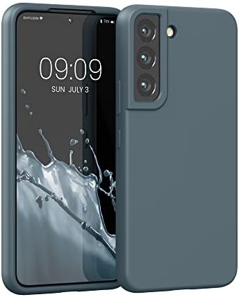 kwmobile TPU Silicone Case Compatible with Samsung Galaxy S22 - Case Slim Phone Cover with Soft Finish - Black
