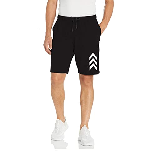 Image of KART BLACK Plus Size Men's Shorts with Pocket|Casual Knit Shorts|Printed Shorts|Over Sized Shorts|(S,M,L,XL,XXL,3XL,4XL,5XL) Combo Pack of 2