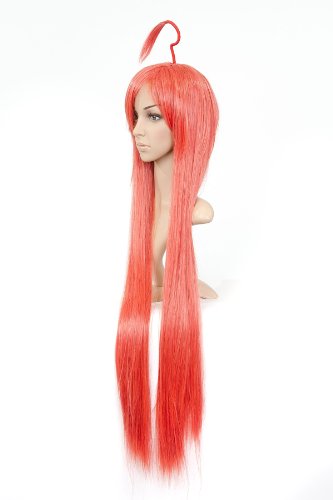 Perruque de cosplay anime orange rouge longue Gladiola pour changer de style en manga