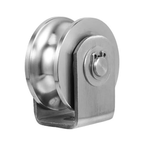 DIYEAH U Groove Wheel Pulley for Rope Systems Heavy Duty Industrial Bearing Pulley Wheel Fitness Equipment Accessory