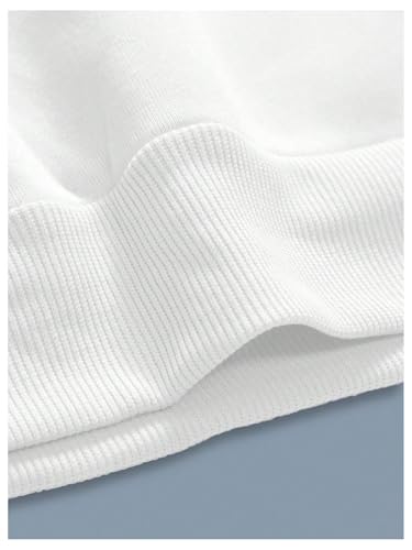 SHENHE Men's Sweatshirt Letter Print Mock Neck Long Sleeve Casual Pullover Sweatshirts Top3