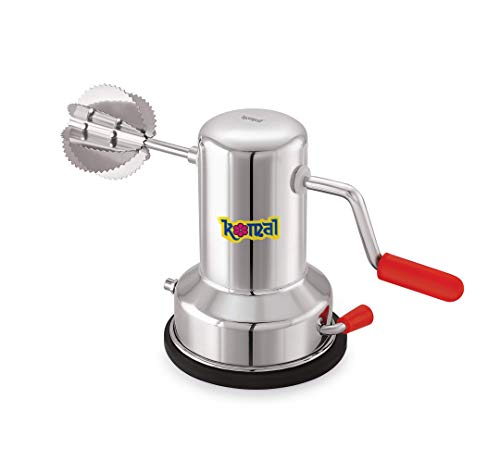 Image of Komal Stainless Steel Coconut Scrapper with Vaccum Base,Silver
