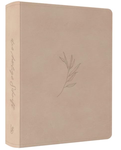 NEÜ LIEBEZURBIBEL OLIVE: Kunstleder Beige Prägung