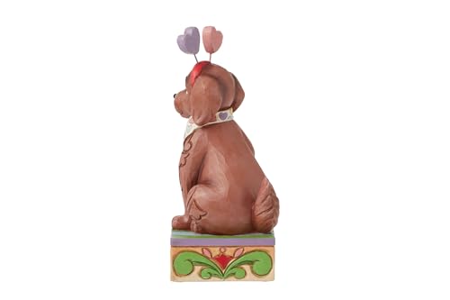 Figurine de chiot Saint-Valentin Enesco avec message cœur pour cadeau - 4