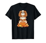 Cavalier King Charles Spaniel Café Otoño Acción de Gracias Camiseta