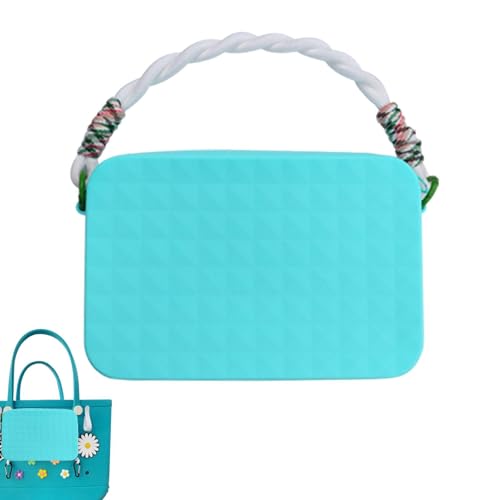 Beach Tote Bag Cell Phone Holder Case | 19.2x12x3.55cm Soft Silicone Insert Wallet Charm For Beach Bag Accessories | Silicone Ce