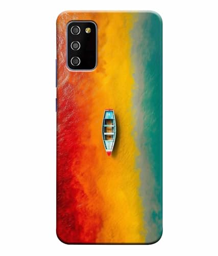 Image of Printed Hard Back Case Cover & Compatible for Samsung Galaxy M02S / Samsung Galaxy F02S | Nature Vector Art (Multicolor) - D1207