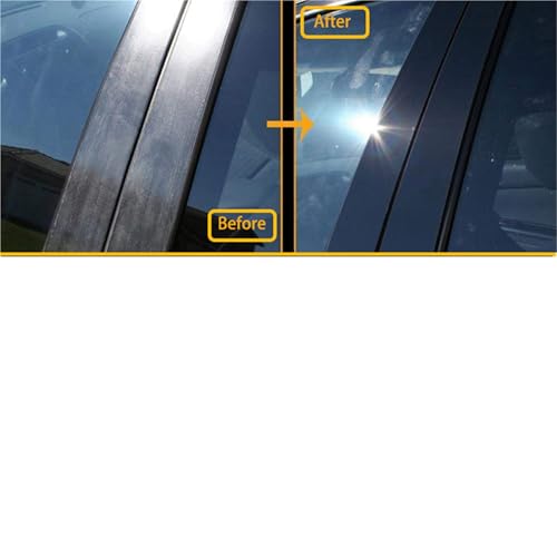 Rénovation montant porte BMW E87 E81 couverture noire brillante - 3