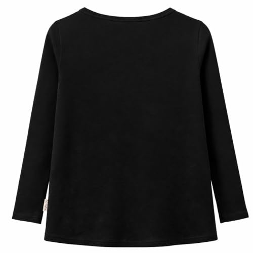 Image of Girls' Heart-Shaped Long Sleeve T-Shirt