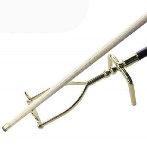 ABA Brass Snooker Billliard and Pool Table Long Extender, Pool Cue Stick Bridge Head Parrot 1