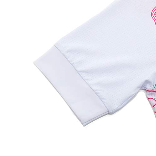 Image of Cycling Jerseys Women Bike Shirts Short Sleeve Bicycle Clothes Breathable Stretch Labric Bicycle Uniforms