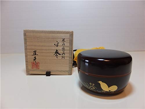 ◆平棗 ◆尾花に鶉　透塗平棗◆直彦作◆新品◆ Amazon.co.jp: 応援平棗 尾花に鶉 透塗平棗直彦作 : おもちゃ