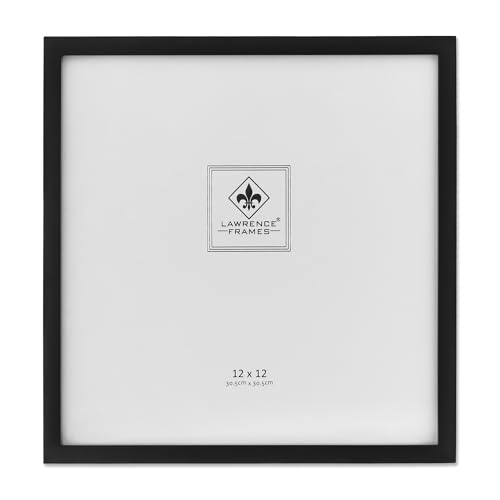 Lawrence Frames 12" x 12" Wooden Black Picture Frame (755512)