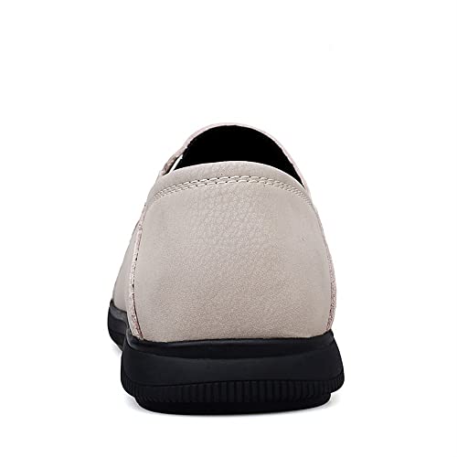 Shoes Dress Oxford for Men Slip On Vegan Leather Solid Color Block Heel Anti-Slip Resistant Non Slip Casual4