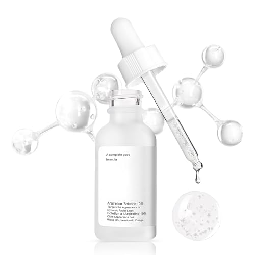 Argireline Serum, Argireline Solution 10%, Peptide Serum, Hyaluronic Acid serum, Verbessert Hautelastizität, Faltenreduzierung, Moisturiser Gesicht Hautpflege serums, 30ml