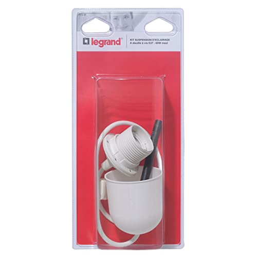 Legrand - Kit précâblé pour suspension d'éclairage - E27 - blanc