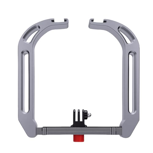 Drfeify Estabilizador de Cámara Subacuática de Aleación de Aluminio Resistente para Grabación de Vídeo de Acción, para Buceadores y Fotógrafos