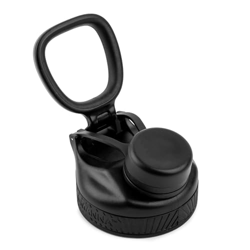 Manna Saratoga Lid - Locking Pour Spout Cap for Saratoga Ranger Pro and Convoy Bottles - Black - 1 Lid