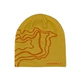 Merrell Topography Beanie, Jacquard Knit Hat with Design for Trail & City Warmth