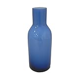 Überfangglas Überfang-Vase, dunkelblau, POPPY