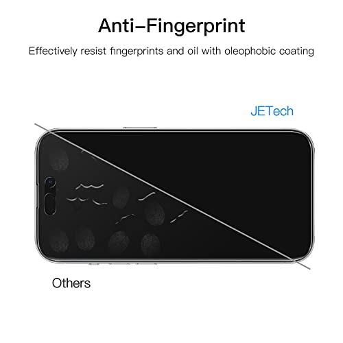 Image of JETech Privacy Screen Protector Guard for iPhone 14 Pro Max, 2+2 Pack