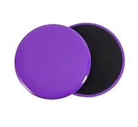 Exercise Slider,Core Sliders Doppelseitige Gleitscheiben Gleitende Scheiben Gym Home Fitness Equipment Exercise Sliding Gleitscheibe,Fitness Core Slider,Für Sport Ganzkörpertraining(Lila)