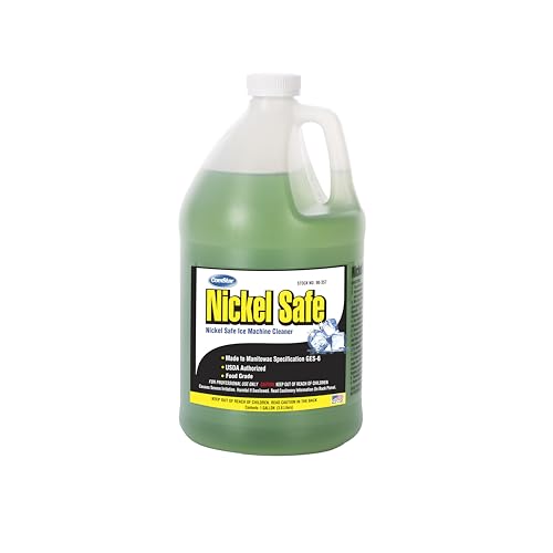 ComStar Nickel Safe 1 Gallon Ice Maker/Machine Cleaner Removes Mineral Scale & Lime Deposits Meets Manitowoc Spec GES-6 Food Grade Solution USDA Authorized (90-357)