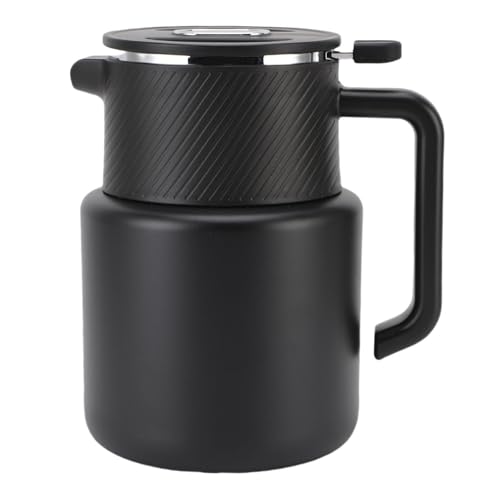 Tetera de acero inoxidable con base antideslizante y pantalla para evitar quemaduras 6