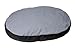 Karlie Kissen oval L: 90 cm B: 66 cm H: 10 cm grau-schwarz