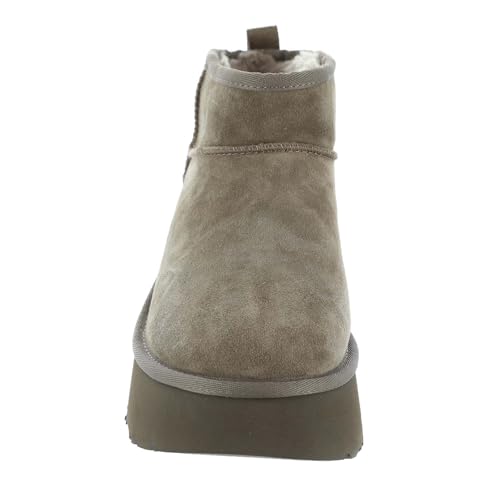 UGG Women's Classic Ultra Mini New Heights Boot, Hickory, 11 - image 5