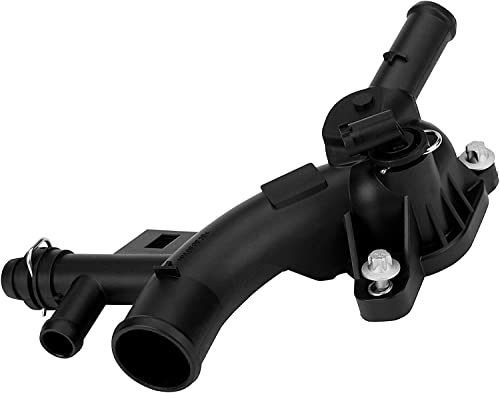 Engine Coolant Housing Water Outlet With Sensor - Compatible With Chevy Cruze, Sonic, Trax, Buick Encore 1.4L Thermostat - Water Pump - Replaces 25193922,15-11105,902-846, 55565334, 1511105, 902846 #TOP12