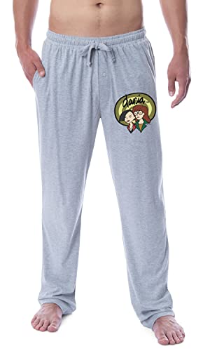 Daria Mens' TV Show Logo Icon Character Jane Sleep Pajama Pants (Large)