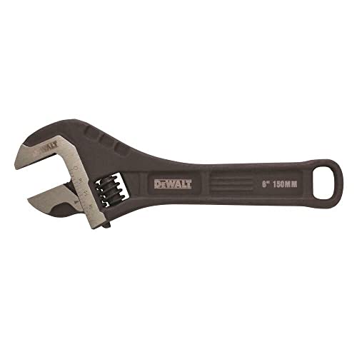 DeWalt DWHT80266 Adjustable wrench, 6 in., all-steel