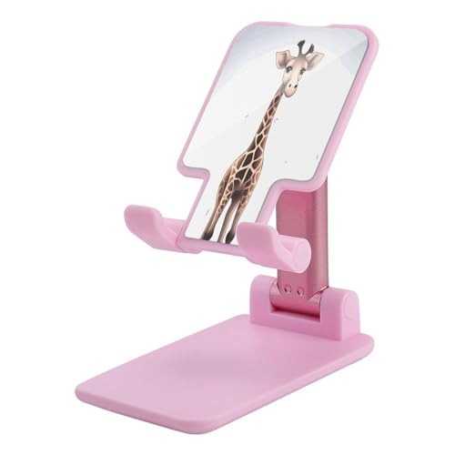 Support de téléphone pliable girafe réglable pour bureau compatible iPhone et Android