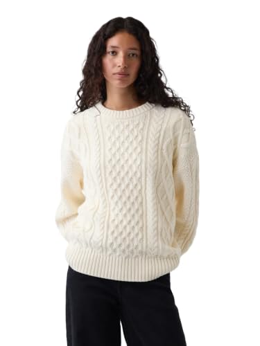 Image of Gap Women's Cable Crewneck Sweater
