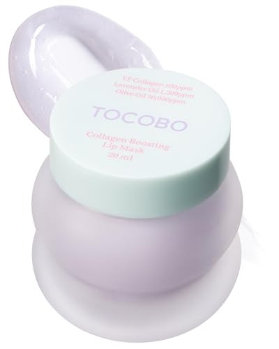 TOCOBO Collagen Lip Mask &ndash; Fermented Collagen Overnight Lip Sleeping Mask with Peptide & PHA...