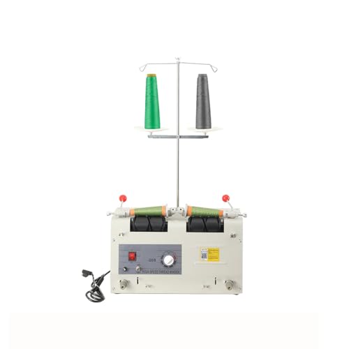 EODSAD Automatic Threading Machine Auto Splitter with Timer Embroidery Thread Large and Small Double-headed Coil Winding Machine for Brother, Babylock, Singer, Janome, Automatic Thread Sewing Machine