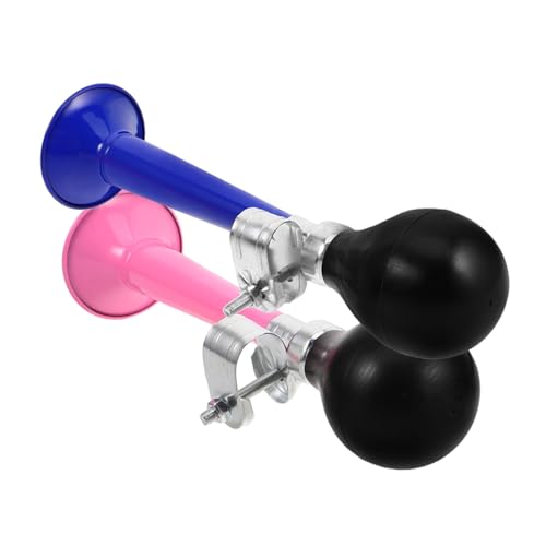 BESPORTBLE 2Pcs Loud Bicycle Air Horn Clear Sound for Mountain Bikes Scooters Easy Installation Portable Bike Horn for Enhanced Safety Attention Grabbing Alerts Fits