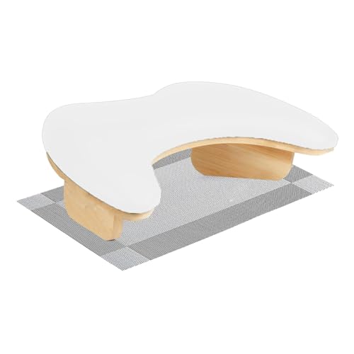 Repose-bras pour manucure avec coussin pour les mains blanc antidérapante