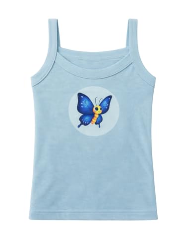 Image of superminis Baby Girl's Sleeveless Printed Cotton Regular Fit Camisole Slips - Pack of 6 & 5